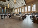 30th St. Station waiting room.